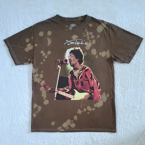Jimi Hendrix🎸 Bleached Tee👕 - NWOT - Picture 1 of 13